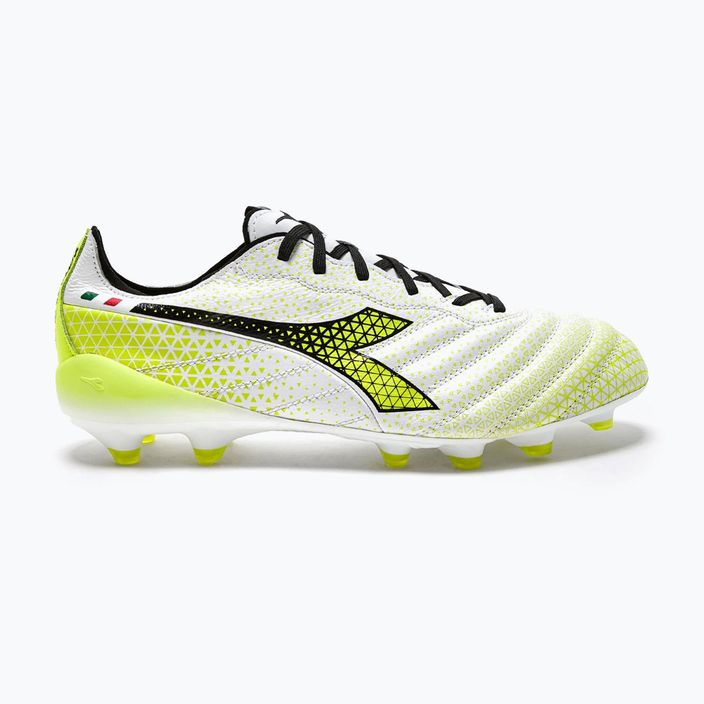 Мъжки футболни обувки Diadora Brasil Elite Tech GR ITA LPX white/black/fluo yellow 11