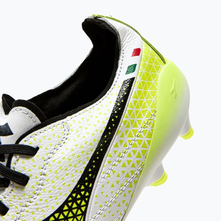 Мъжки футболни обувки Diadora Brasil Elite Tech GR ITA LPX white/black/fluo yellow 16