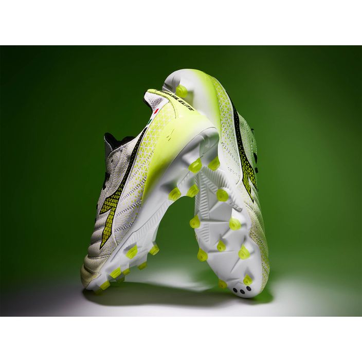 Мъжки футболни обувки Diadora Brasil Elite Tech GR ITA LPX white/black/fluo yellow 21