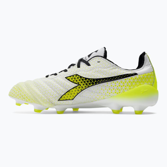 Мъжки футболни обувки Diadora Brasil Elite Tech GR ITA LPX white/black/fluo yellow 10