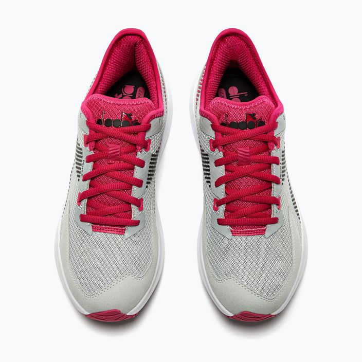 Дамски обувки за бягане Diadora Passo 3 silver dd/blk/rubine red c 13