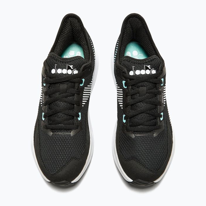 Дамски обувки за бягане Diadora Passo 3 black/white/aruba blue 13