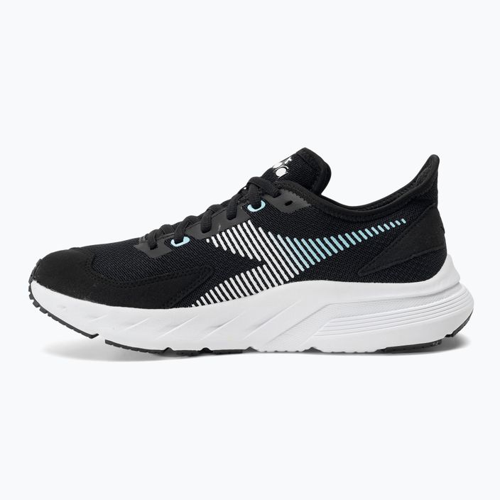 Дамски обувки за бягане Diadora Passo 3 black/white/aruba blue 10