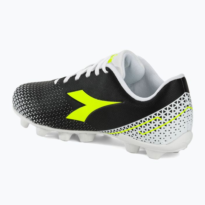 Детски футболни обувки Diadora Pichichi 6 MD JR черно/жълто флуо/бяло 3