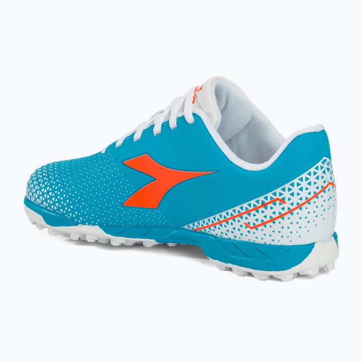 Детски футболни обувки Diadora Pichichi 6 TF JR синьо флуо/бяло/оранжево 3