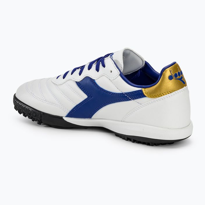 Мъжки футболни обувки Diadora Brasil 2 R TFR white/blue/gold 3