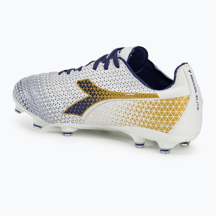 Мъжки футболни обувки Diadora Brasil Elite GR LT LP12 white/blue/gold 3