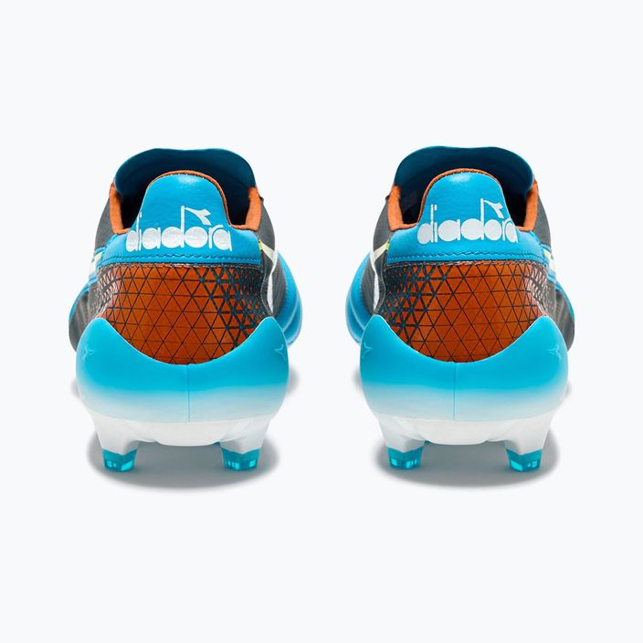 Мъжки футболни обувки Diadora Brasil Elite Veloce GR LPU blue fluo/white/orange 10