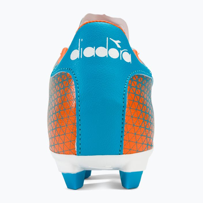 Мъжки футболни обувки Diadora Brasil Elite Veloce GR LPU blue fluo/white/orange 6