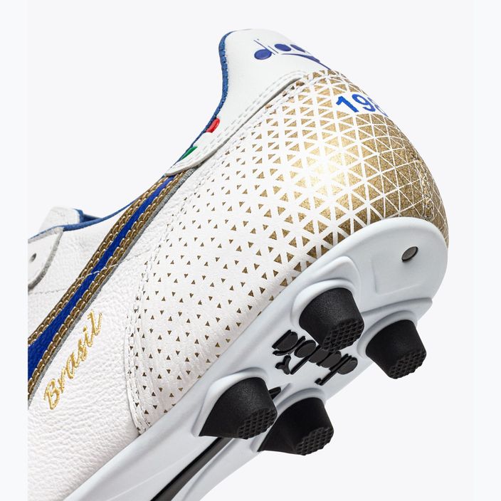 Мъжки футболни обувки Diadora Brasil Italy OG GR LT+ MDPU white/blue/gold 13