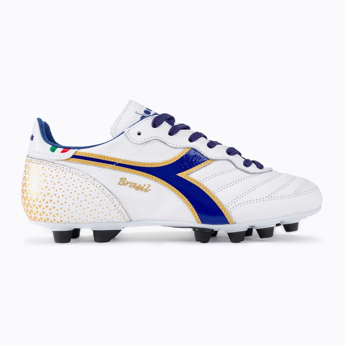 Мъжки футболни обувки Diadora Brasil Italy OG GR LT+ MDPU white/blue/gold 2