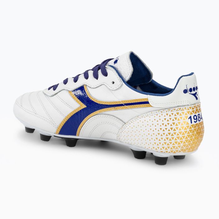 Мъжки футболни обувки Diadora Brasil Italy OG GR LT+ MDPU white/blue/gold 3