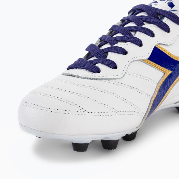 Мъжки футболни обувки Diadora Brasil Italy OG GR LT+ MDPU white/blue/gold 7