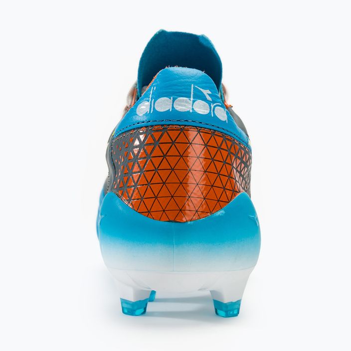 Мъжки футболни обувки Diadora Brasil Elite Veloce GR ITA LPX blue fluo/white/orange 6