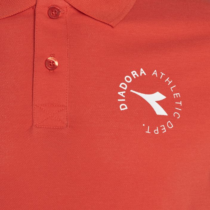 Мъжка поло риза Diadora Essential Sport rosso cayenne 3