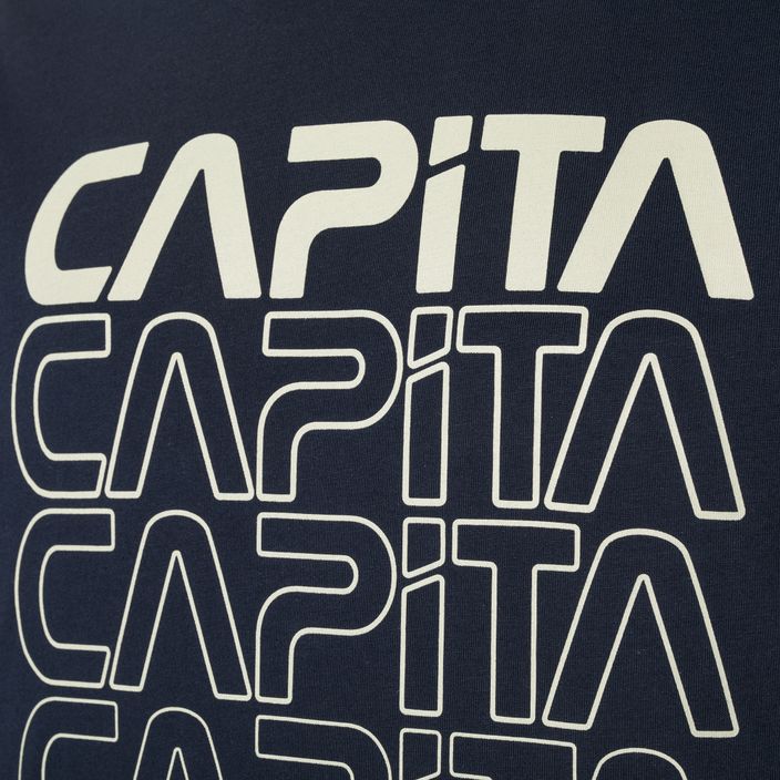 Тениска CAPiTA Worm washed navy 3