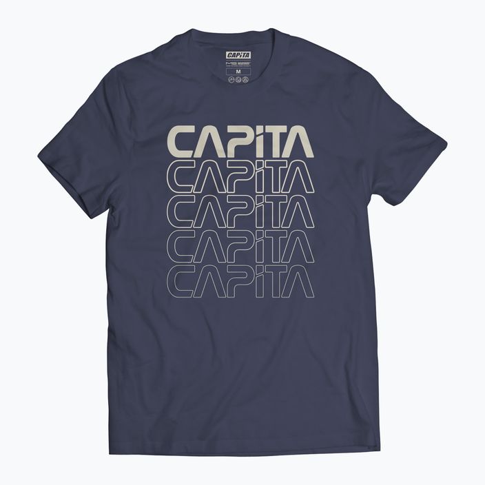 Тениска CAPiTA Worm washed navy 4