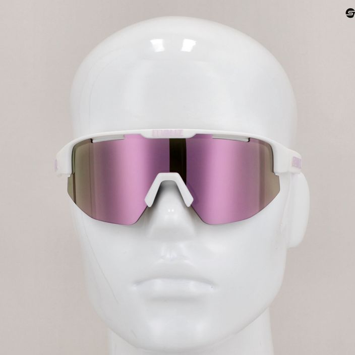 Очила за колоездене Bliz Matrix S3 мат бяло лилаво лого / кафяво розово мулти 52304-04 7