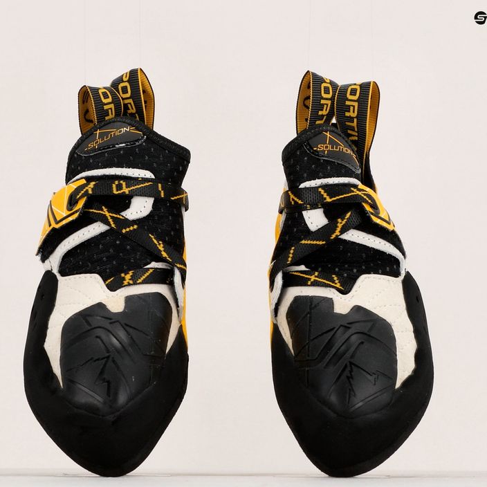 Мъжки обувки за катерене La Sportiva Solution в бяло и жълто 20G000100 19