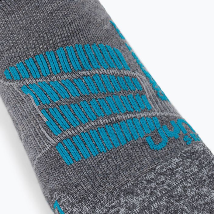 Дамски ски чорапи UYN Ski Comfort Fit grey/turquoise 3
