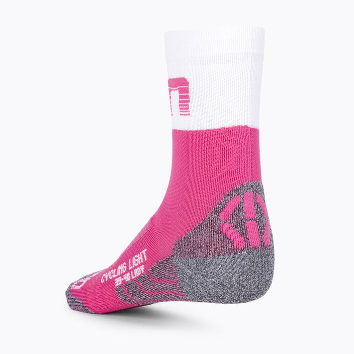 Дамски чорапи за колоездене UYN Light pink/white 2