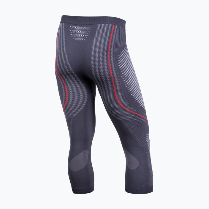 Мъжки термоактивни панталони UYN Evolutyon UW Medium charcoal/white/red 6