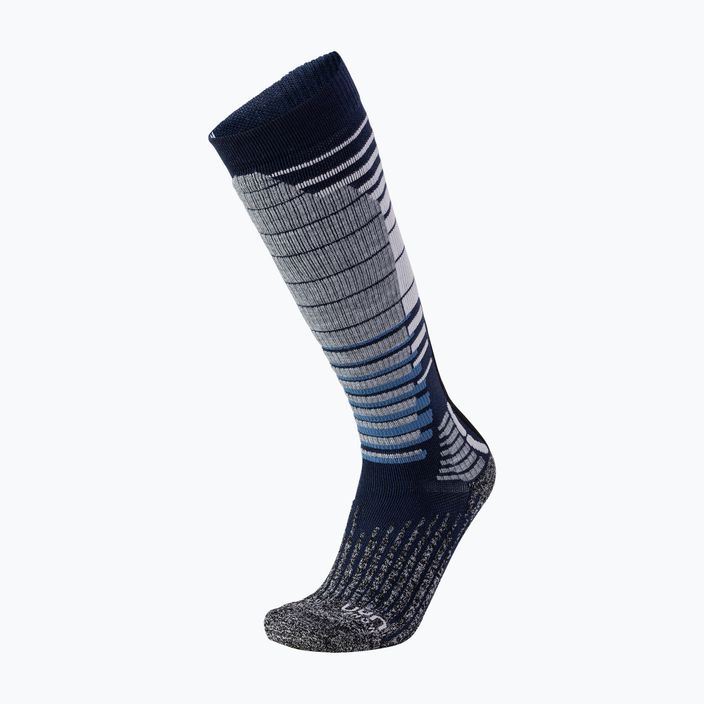Мъжки чорапи за сноуборд UYN Ski Snowboard dark blue/grey melange 4