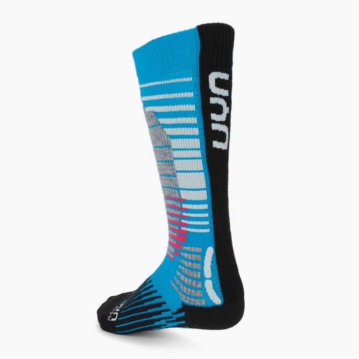 Дамски чорапи за сноуборд UYN Ski Snowboard turquoise/black 2