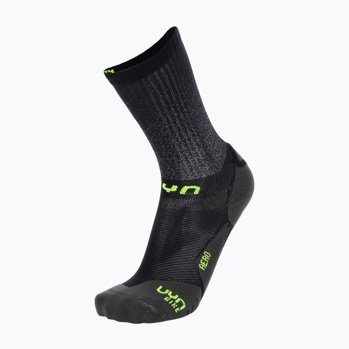 Мъжки чорапи за колоездене UYN Aero black/lime