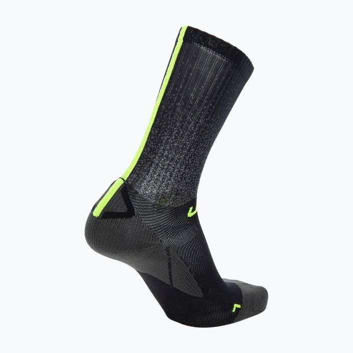 Мъжки чорапи за колоездене UYN Aero black/lime 2