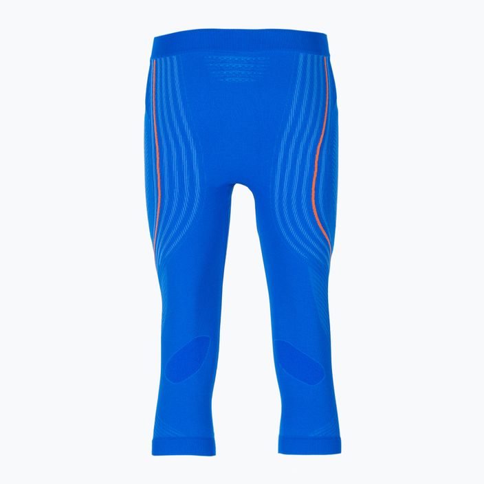 Мъжки термоактивни панталони UYN Evolutyon UW Medium blue/blue/orange shiny 3
