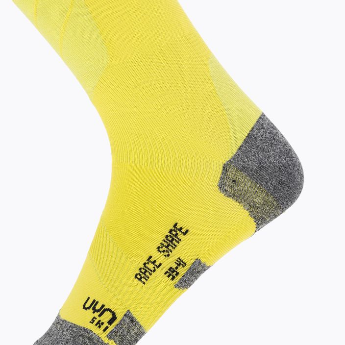 Мъжки чорапи UYN Ski Race Shape lime 4