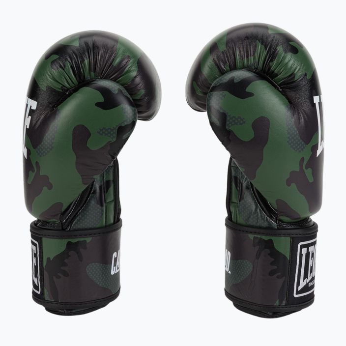 Зелени боксови ръкавици Leone Camo GN324 4