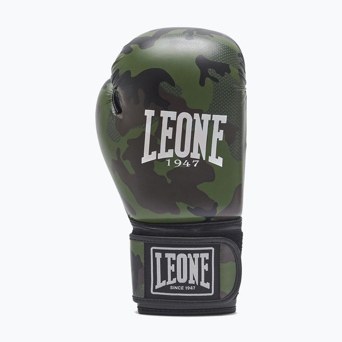 Зелени боксови ръкавици Leone Camo GN324 8