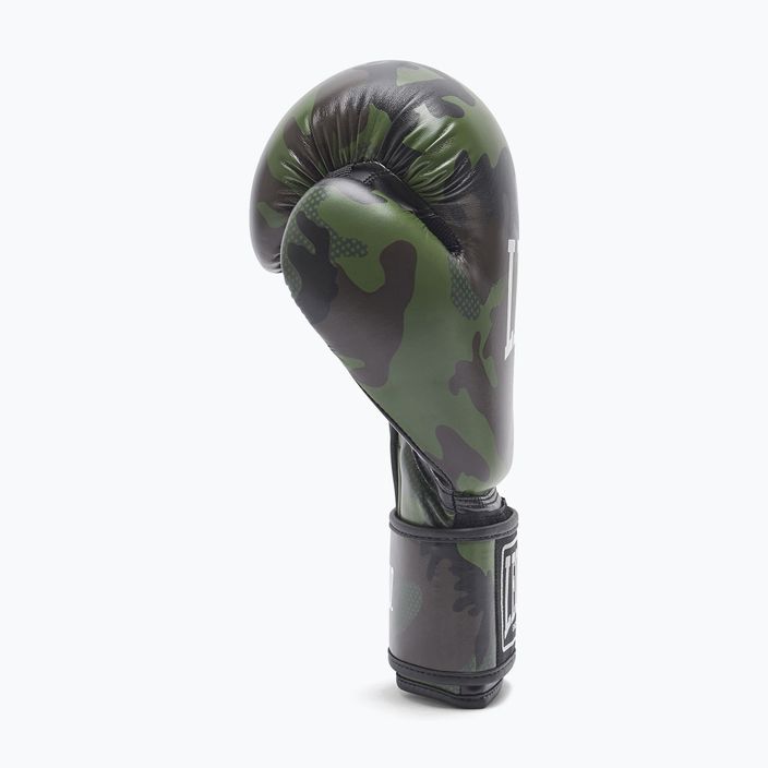 Зелени боксови ръкавици Leone Camo GN324 9