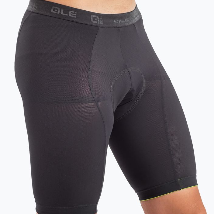 Мъжки къси панталони за колоездене ALÉ Panta Int C/Fon Padded Liner black L12140117 3