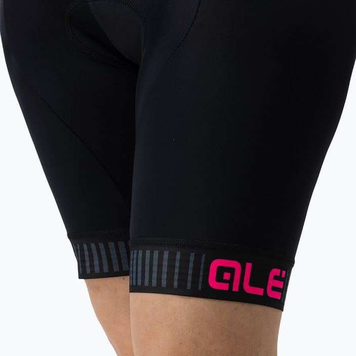 Дамски къси панталони за колоездене Alè Pantalone C/B Traguardo bibshort black/pink L11551518 8