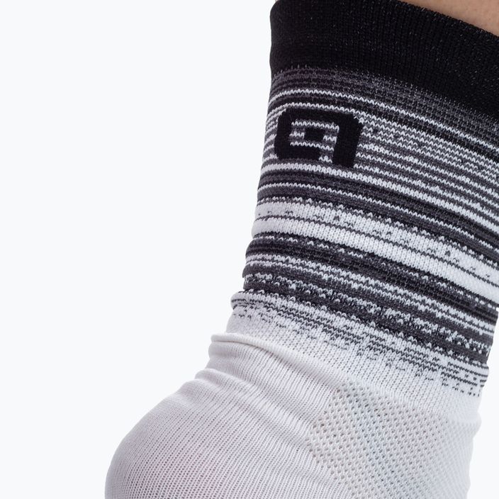 Alé Scanner чорапи за колоездене черно и бяло L21181400 7