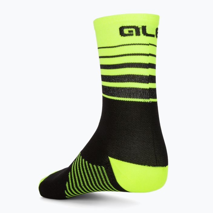 Alé One чорапи за колоездене черни и жълти L22217460 2