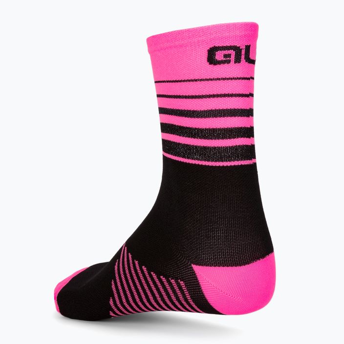 Чорапи за колоездене Alé черни и розови One L22217543 2