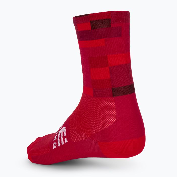 Alé Match червени чорапи за колоездене L22218405 2