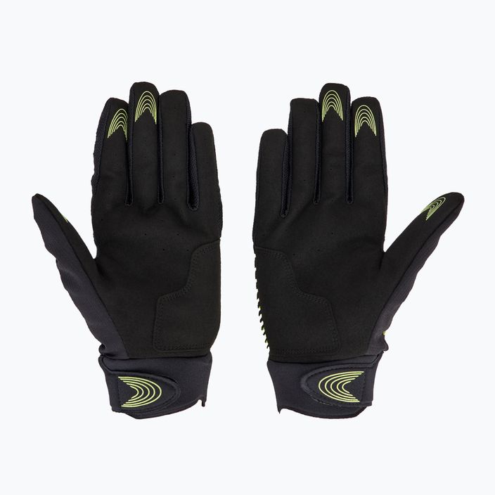 Oakley Drop In MTB Glove 2.0 black/lt green ръкавица за колоездене 2