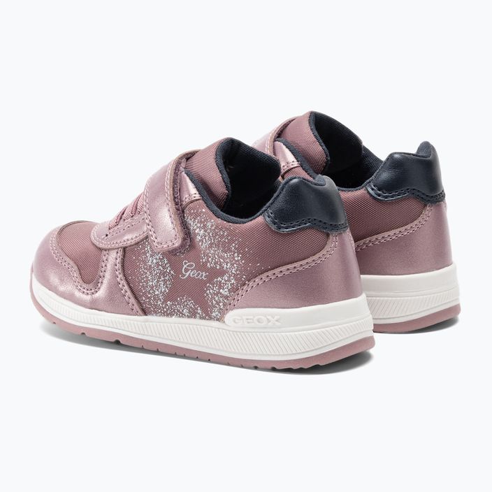 Детски обувки Geox Rishon тъмно розово/насиво 3