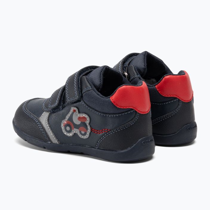 Детски обувки Geox Elthan в тъмносиньо/червено 3
