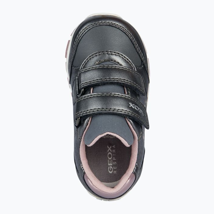 Детски обувки Geox Heira тъмно сиво/тъмно розово 11
