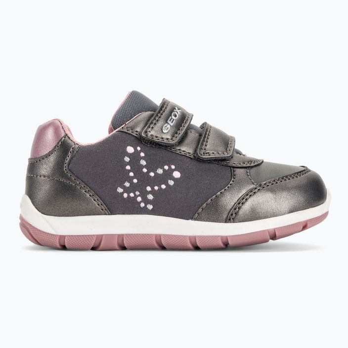 Детски обувки Geox Heira тъмно сиво/тъмно розово 2