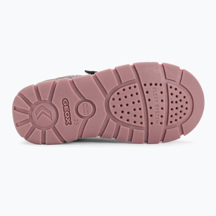 Детски обувки Geox Heira тъмно сиво/тъмно розово 5