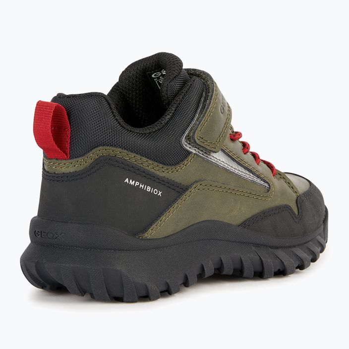 Geox Simbyos Abx юношески обувки тъмнозелено/червено 10