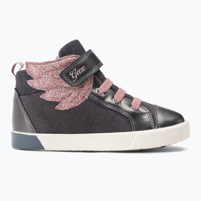 Детски обувки Geox Kilwi тъмно сиво/розово 2