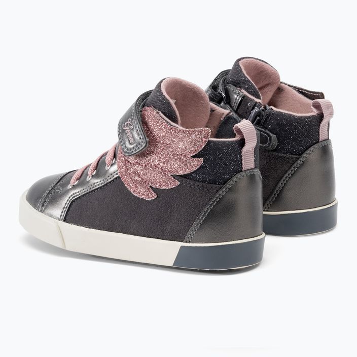 Детски обувки Geox Kilwi тъмно сиво/розово 3